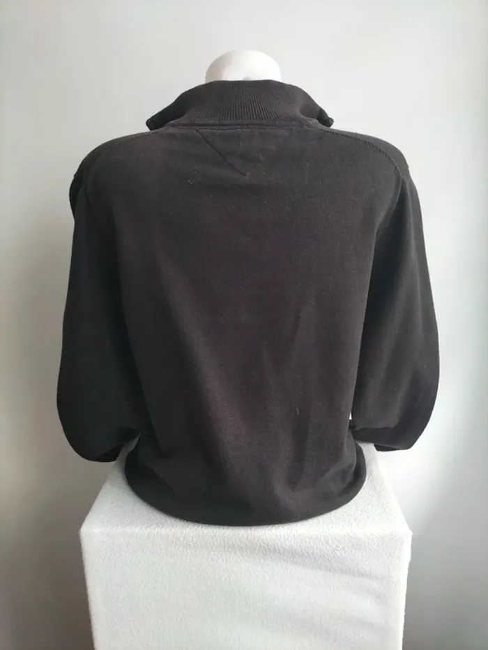 Pull Femmes Col Zippé 100% Coton - Tommy Hilfiger - Taille L - photo numéro 5