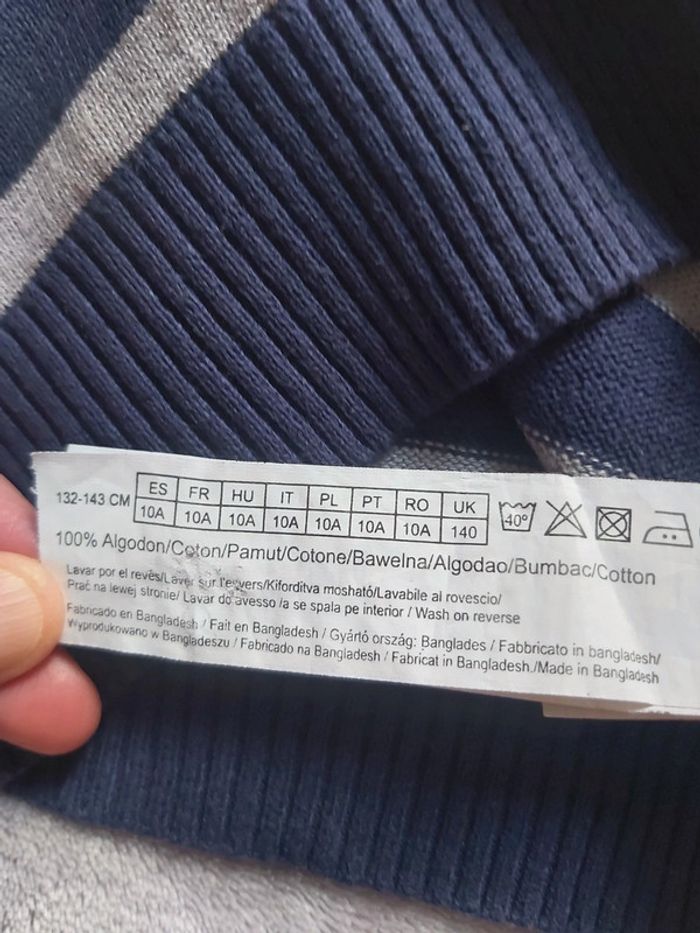 Gilet Bleu Garçon - photo numéro 3