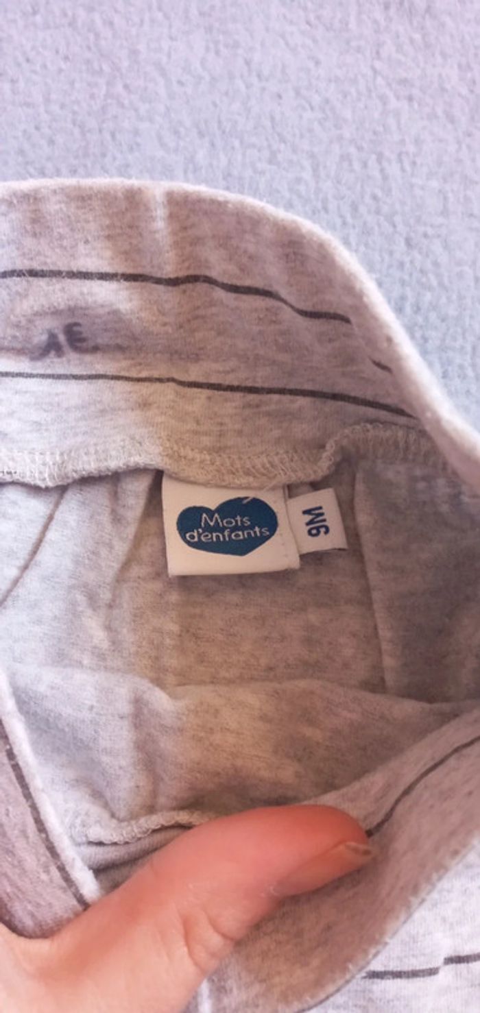 Pantalon Mots d'enfants taille 9 mois - photo numéro 2
