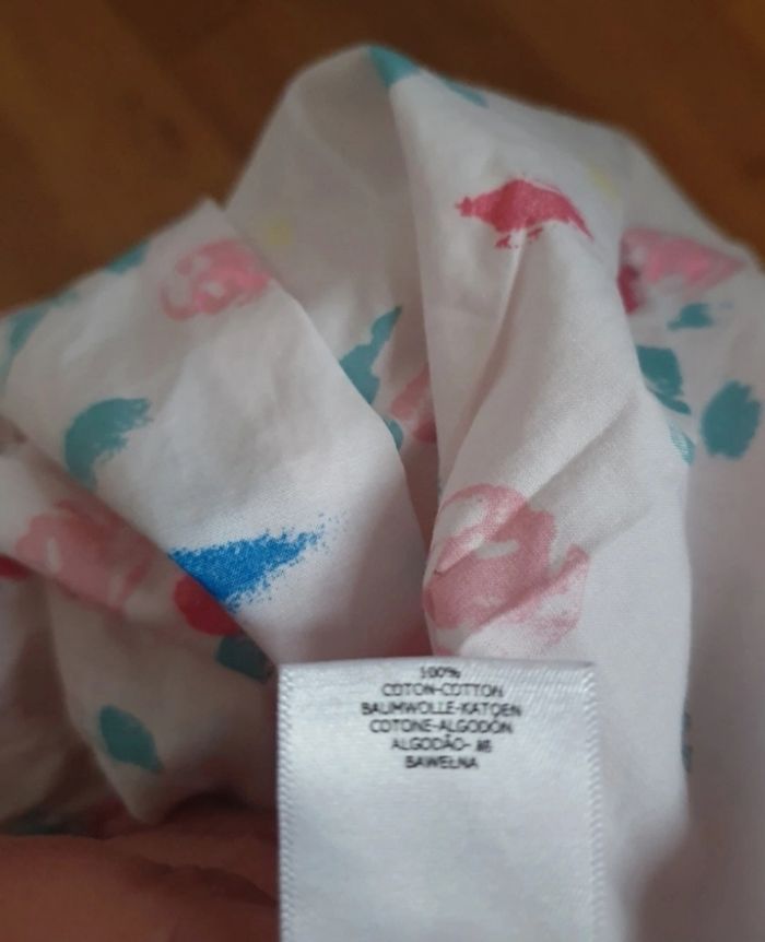 Bodie en tissu fleuri petit bateau taille 6 mois neuf - photo numéro 8