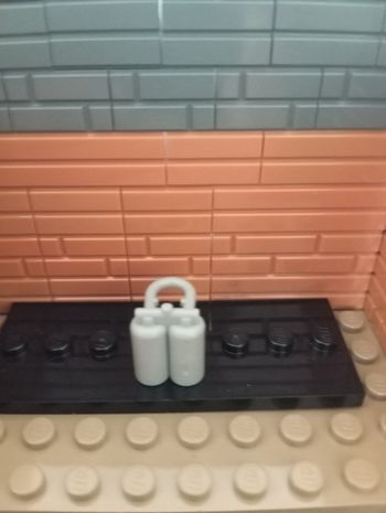 Minifigure,air tanks light gray