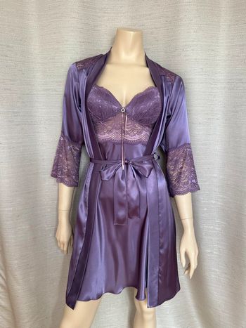 Ensemble peignoir nuisette made in Turquie