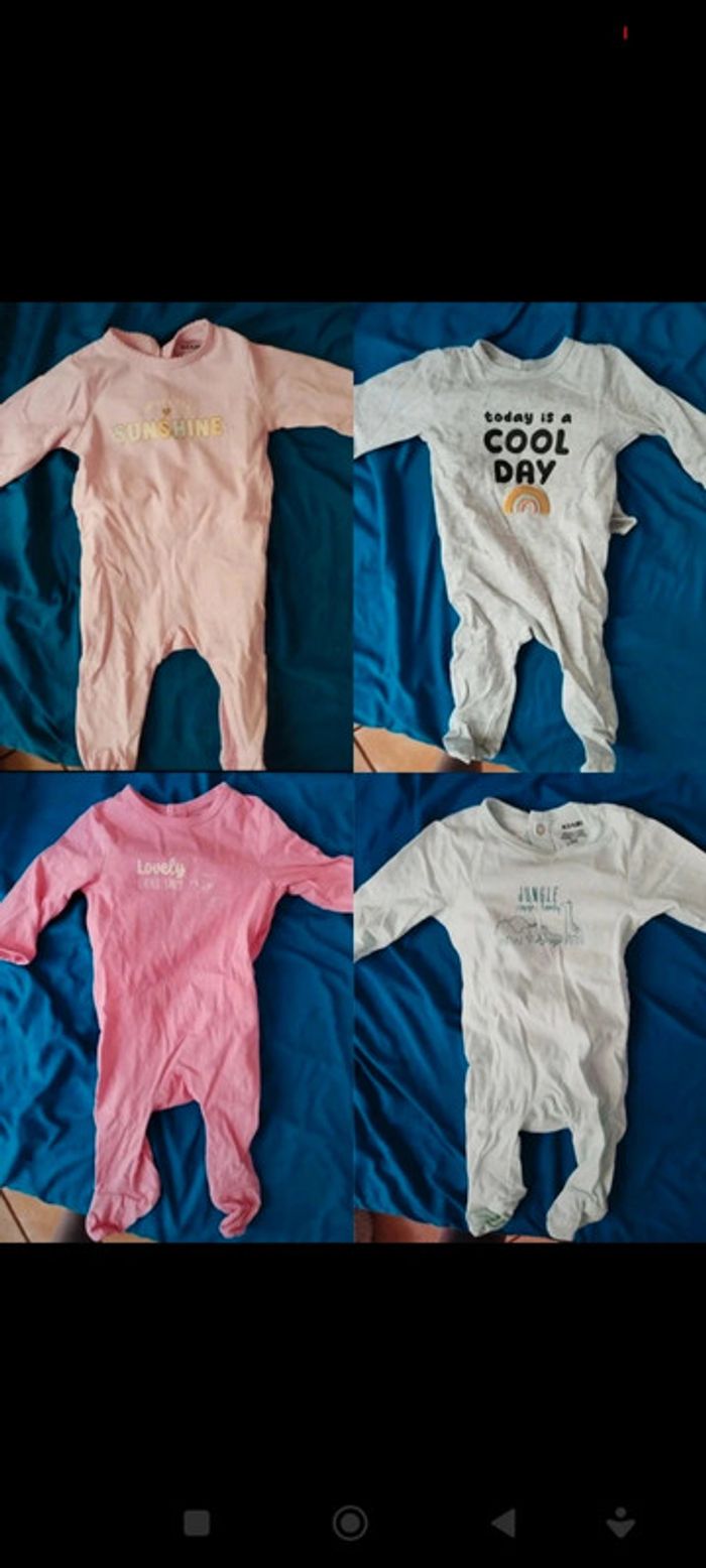 Lot 7 pyjamas coton a peine portés