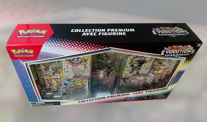Coffret Premium Pokémon Écarlate et Violet avec figurine - Évolutions Prismatiques 8.5 MENTALI & NOCTALI — ÉVOLUTIONS PRISMATIQUES 17 Sortie officielle : 10 octobre 2025 - photo numéro 5