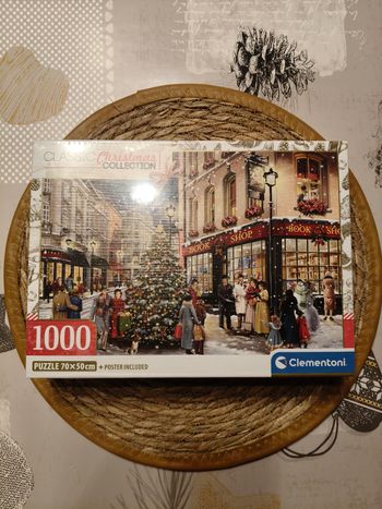 Puzzle 1000 pièces Bookshop Noël 