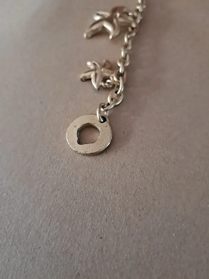 Bracelet original doré thème mer - photo numéro 3