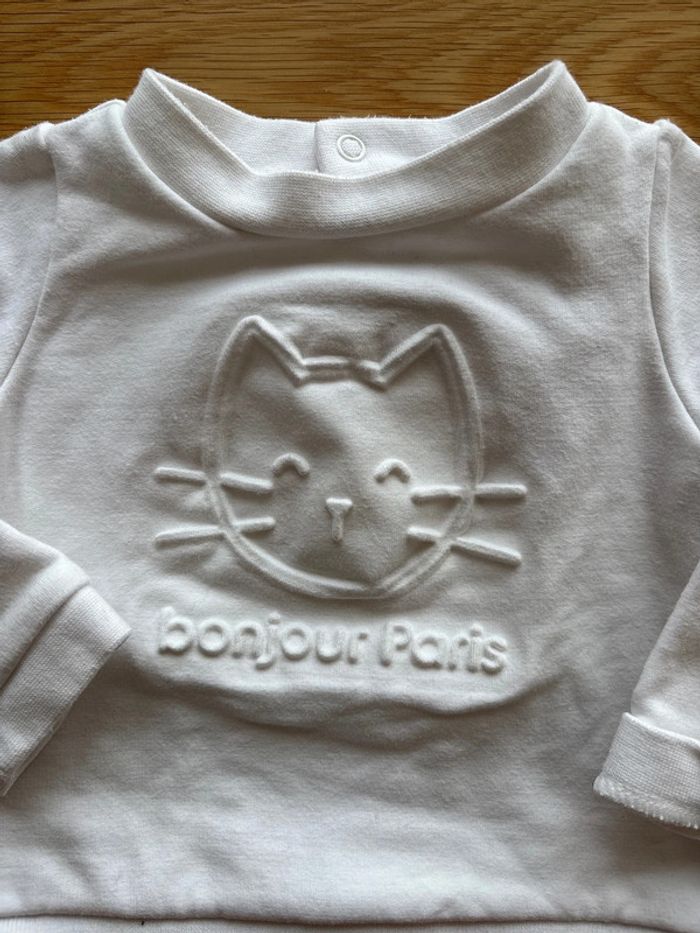 Pull Jacadi - Bonjour Paris - 12 mois - photo numéro 2
