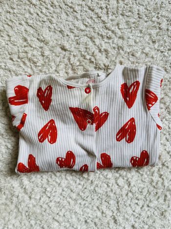 Pijama coeurs 9/12 mois