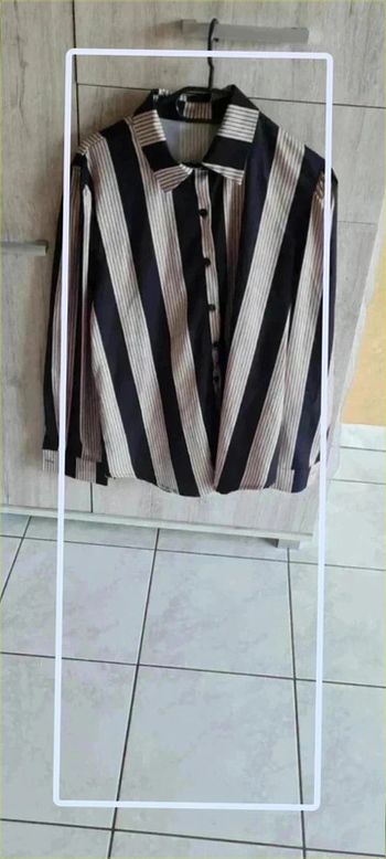 Chemise effet satin