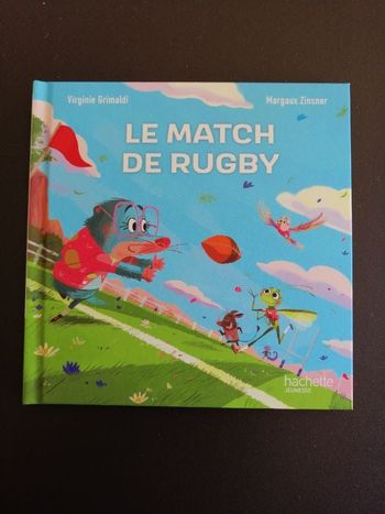 Livre Le match de rugby neuf
