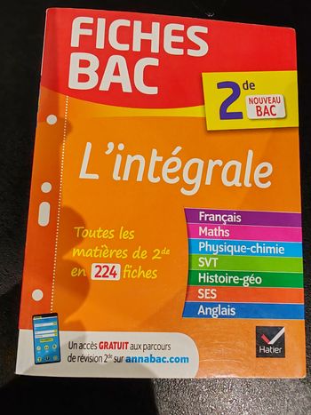 Fiche bac 2nde général