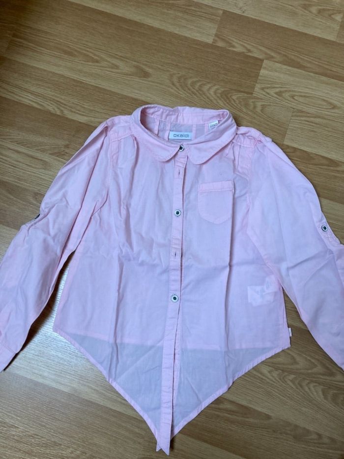 Chemisier rose 5 ans