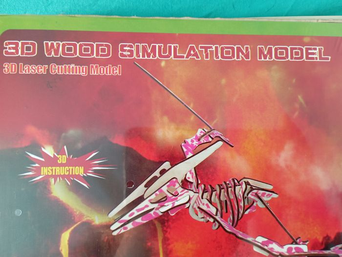 Pterosaur - Puzzle Bois 3D dinosaure - photo numéro 3