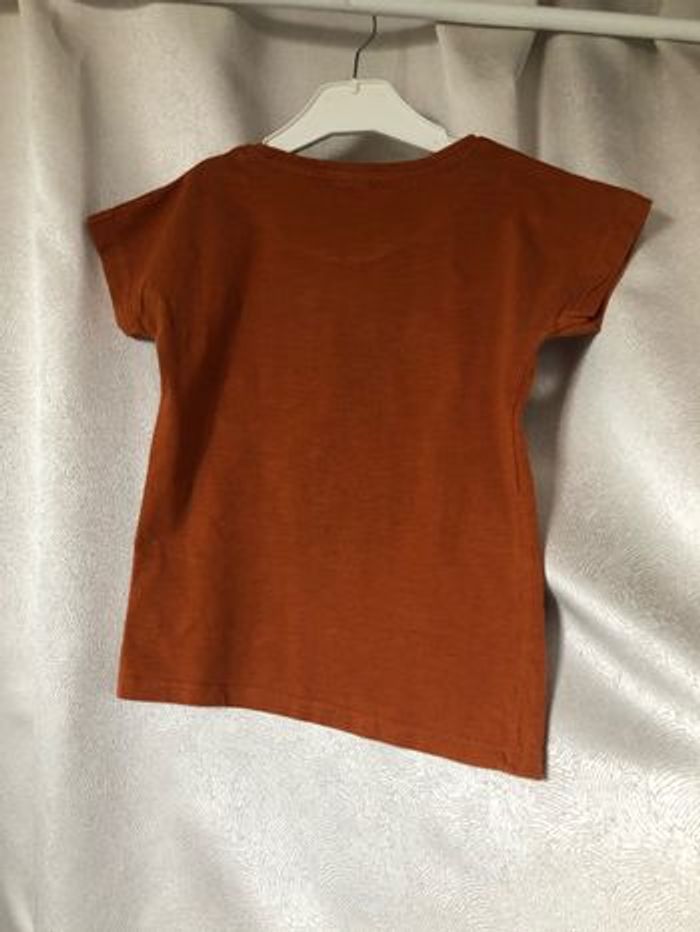 T-shirt brique imprimé corail 10 ans zeeman - photo numéro 4