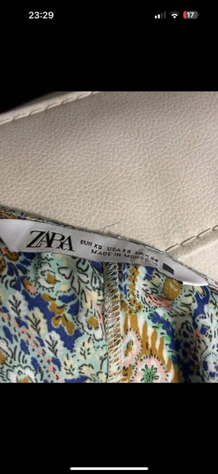 Robe Zara Neuf Taille XS - Motif Paisley Floral, Élégante et Chic - photo numéro 8