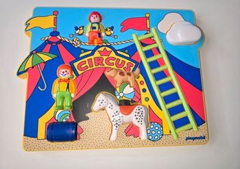 123 Playmobil puzzle 3d thème cirque 6747 complet