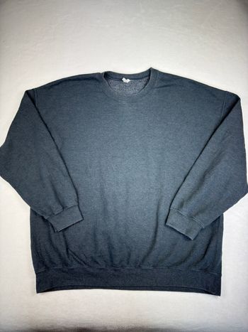 Sweat homme Gildan gris col rond heavy blend basique vintage taille XL 01725