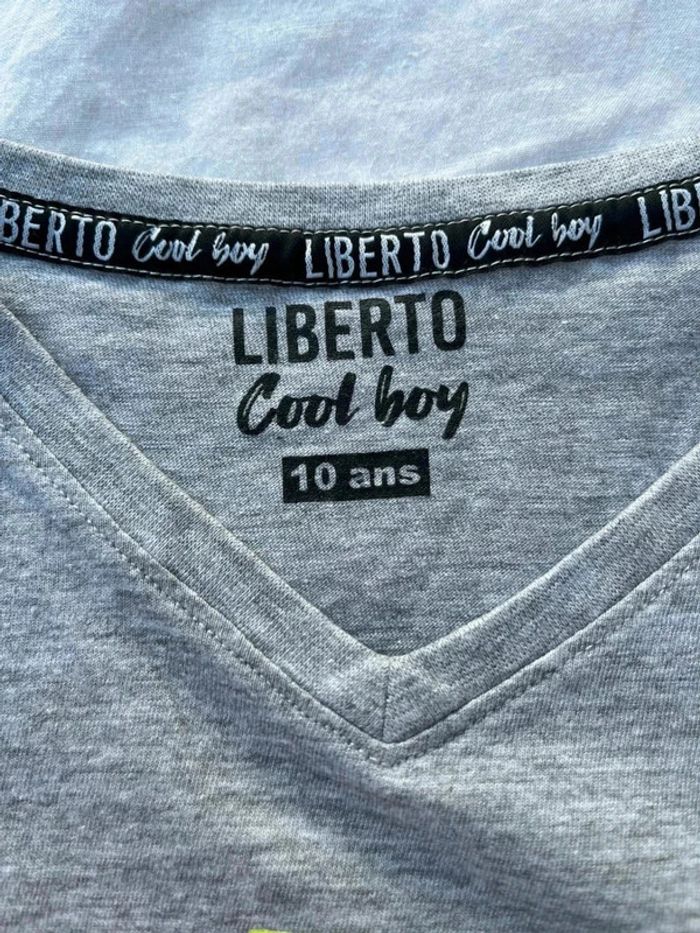 T shirt liberto taille 10 ans - photo numéro 2