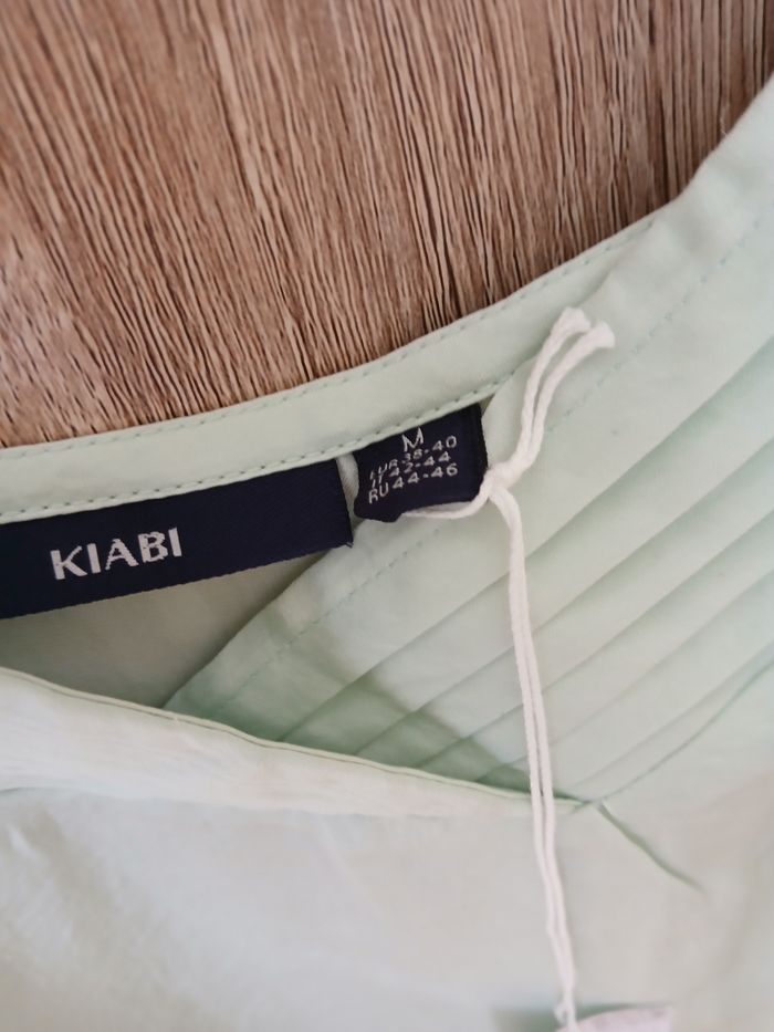 Débardeur à fines bretelles à micro motifs femme vert - photo numéro 2