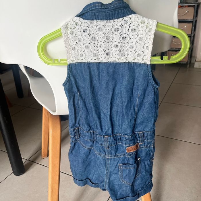 Combi short jean et dentelle 18 mois - photo numéro 2