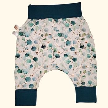 Eucalyptus clair  - Pantalon évolutif 100% Jersey - 6-12 mois