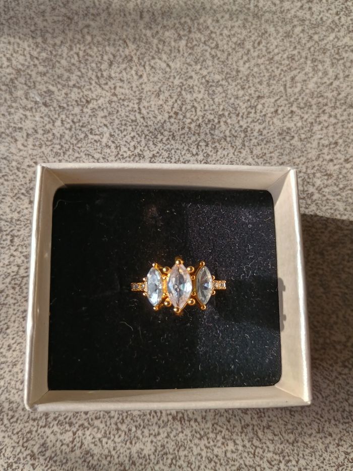 Bague fantaisie et strass t.51