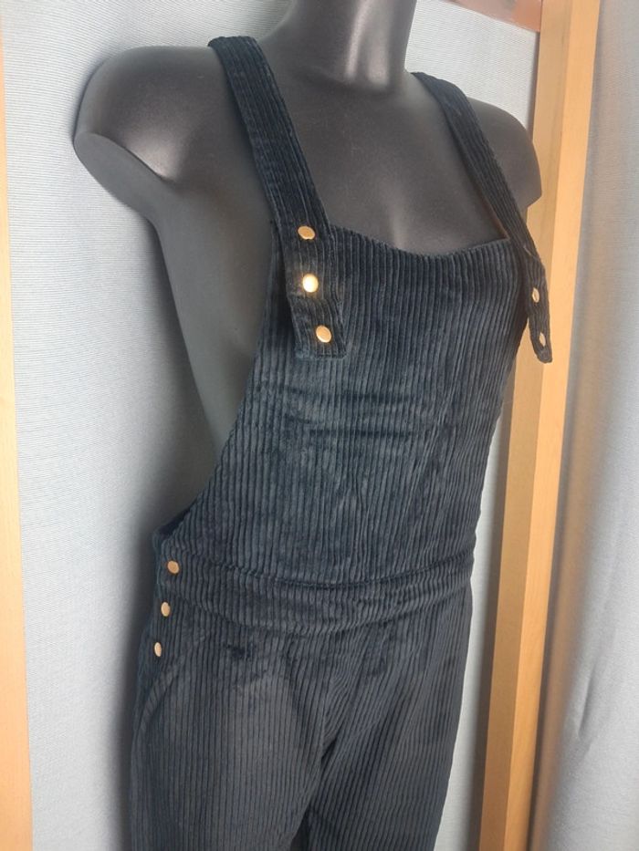 Songe Lab salopette en velour noir T.36/38 - photo numéro 2
