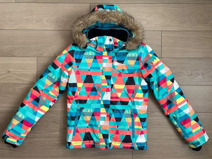 Veste de snowboard/ski DryFlight® 5K avec capuche à fausse fourrure amovible Roxy T-14 ans - photo numéro 2