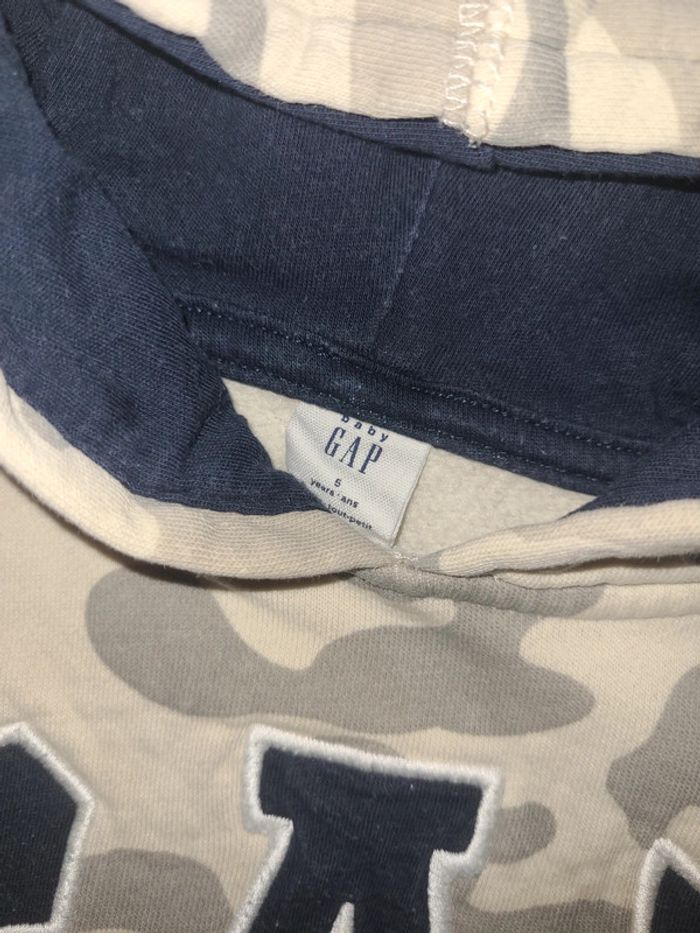 Pull sweat Gap taille 5 ans - photo numéro 3