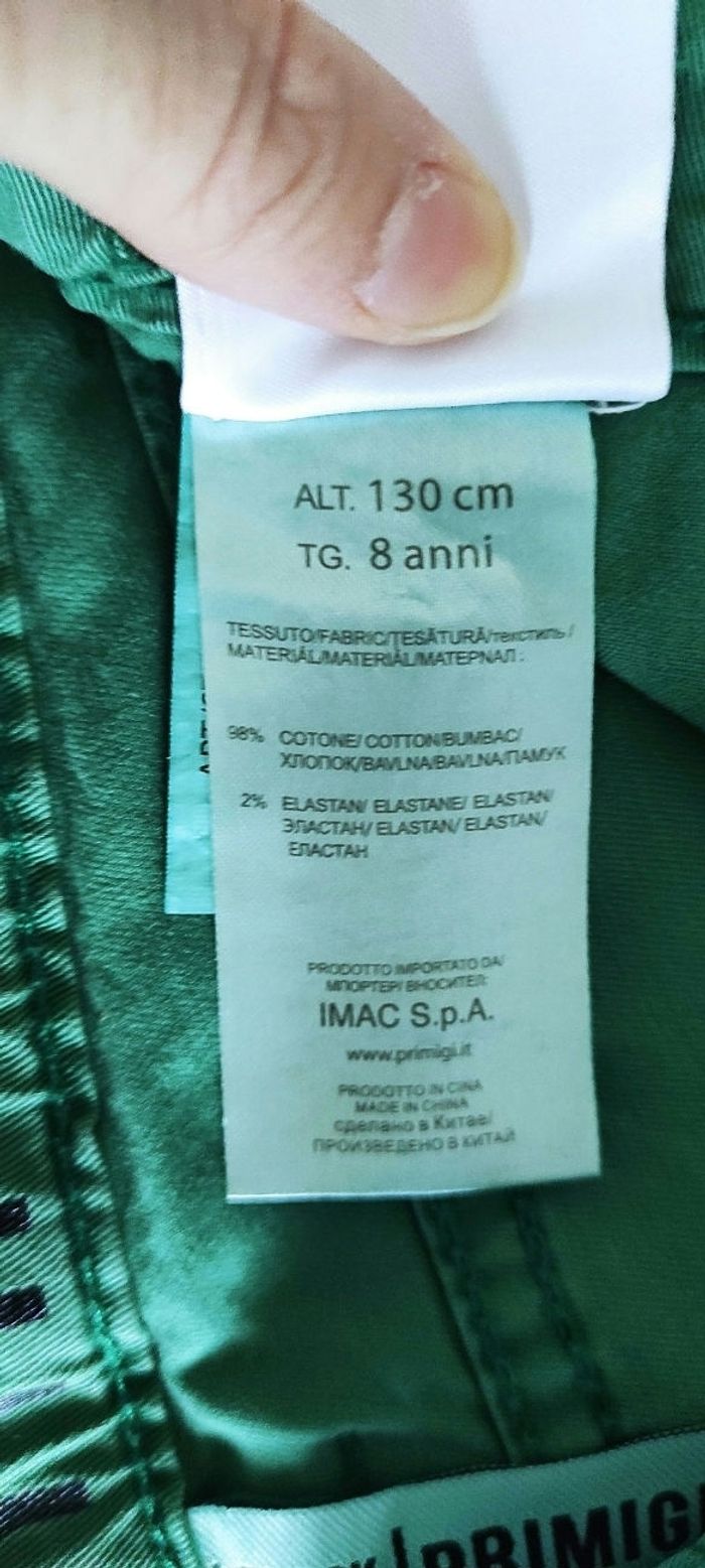 Jean vert 8 ans neuf étiquette - photo numéro 4