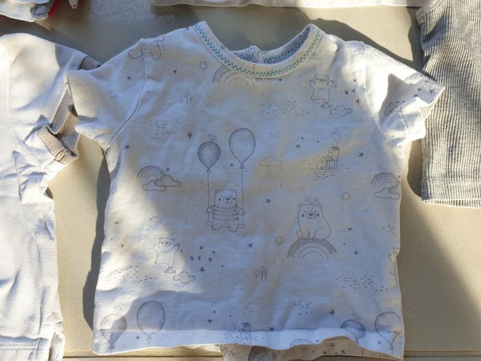 5 t-short manche courte 9 mois 71 cm 1an 12 mois 74 cm - photo numéro 6