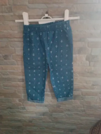 Pantalon bleu ancres 86