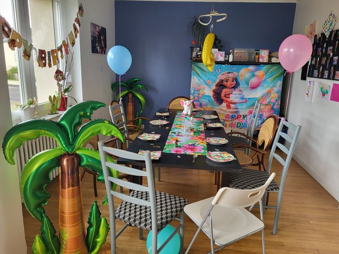 Decoration anniversaire Vaiana - photo numéro 2