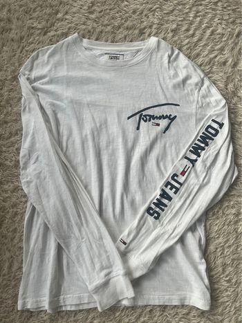 Pull tommy hilfiger blanc Xl