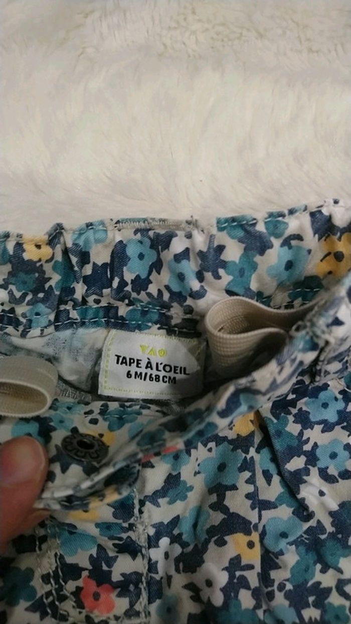 Pantalon fleuri bébé fille - photo numéro 4