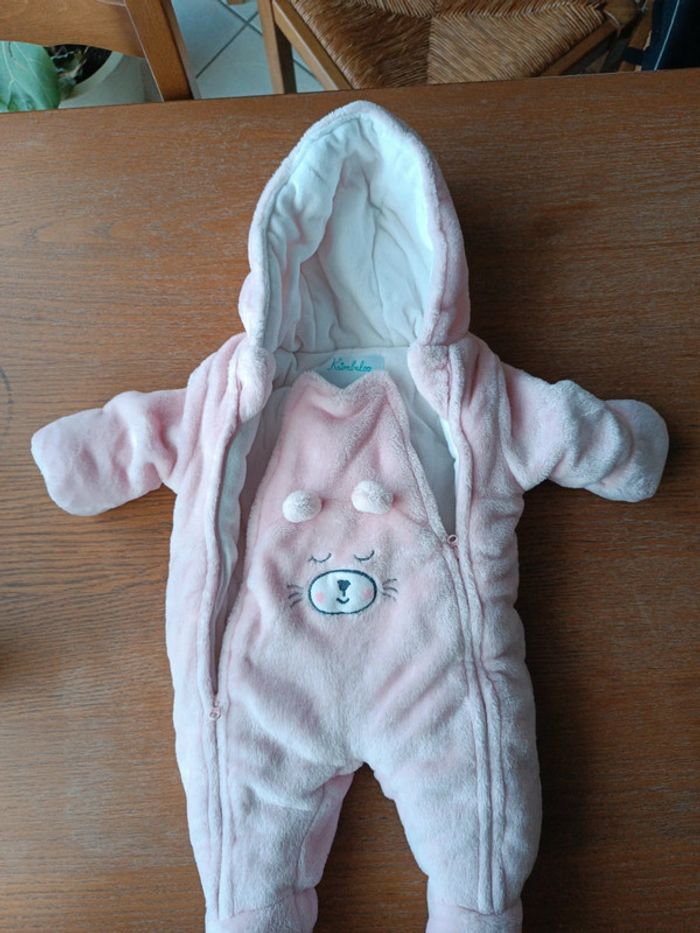 Combinaison bébé fille kimbaloo comme neuf 3 mois hiver - photo numéro 8
