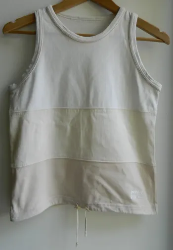 T shirt sans manches T 38 "Poivre blanc"
