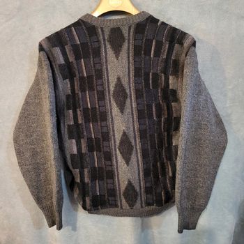Pull Vintage en Laine 🧥 Netchaco - Taille L  - Made in Italy