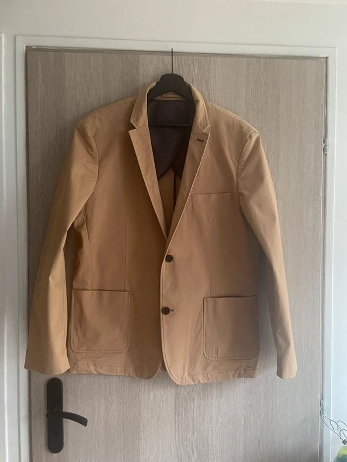 Veste beige slim fit T56
