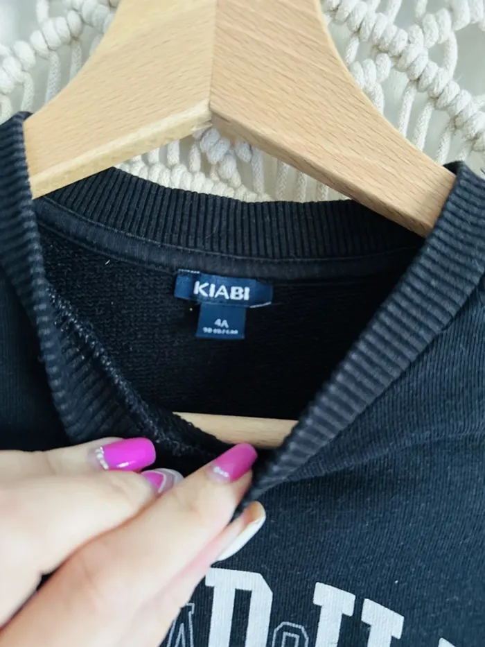 T-shirt sweat 4 ans - photo numéro 3