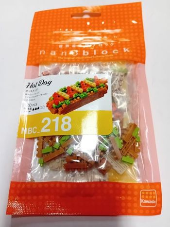 Nanoblock hot dog 🌭