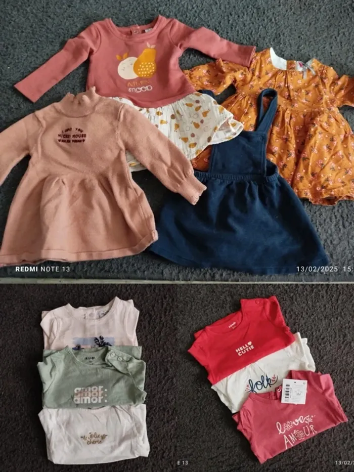 Lot de vêtements 3 mois 41 pièces