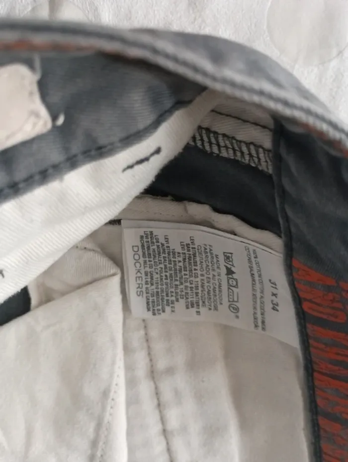 Pantalon jeans Chino homme Dockers taille 40 coupe droite - photo numéro 6