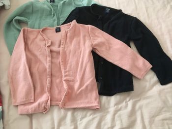 Lot 3 gilets coton 3 ans