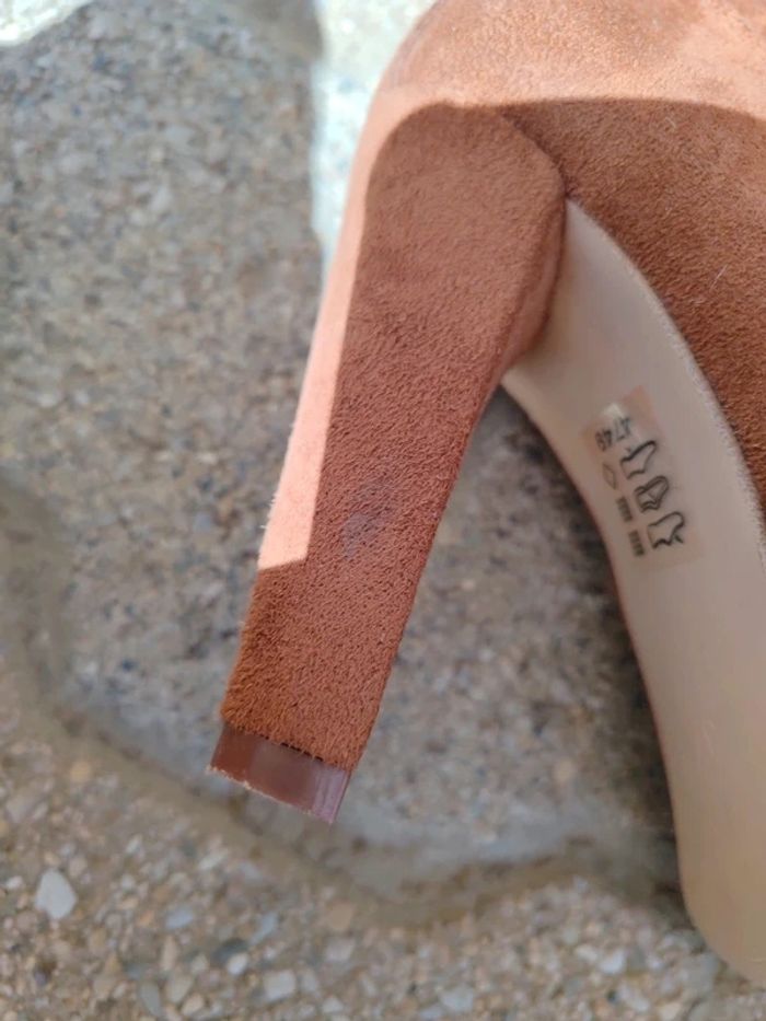 Bottes à talon marron - photo numéro 2