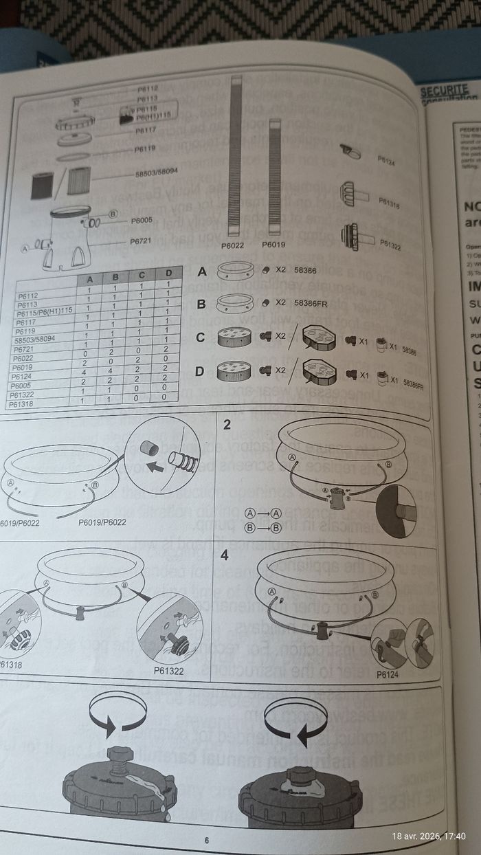 Pompe filtre à cartouche Bestway - photo numéro 8