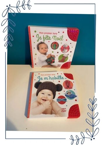 2 livres bébés mon premier livre neuf sous blister
