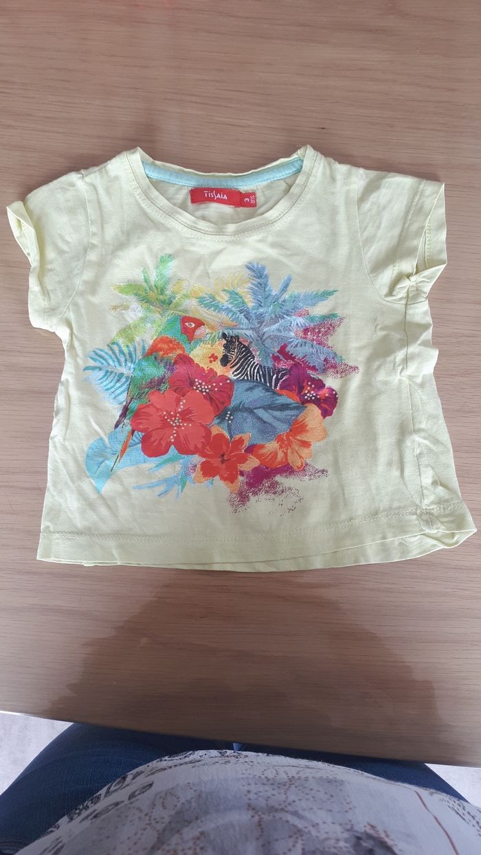 Lot de 2 t shirt manches courtes 2 ans - photo numéro 2