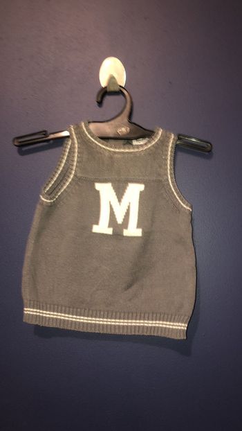 Pull sans manche 6 mois 67cm