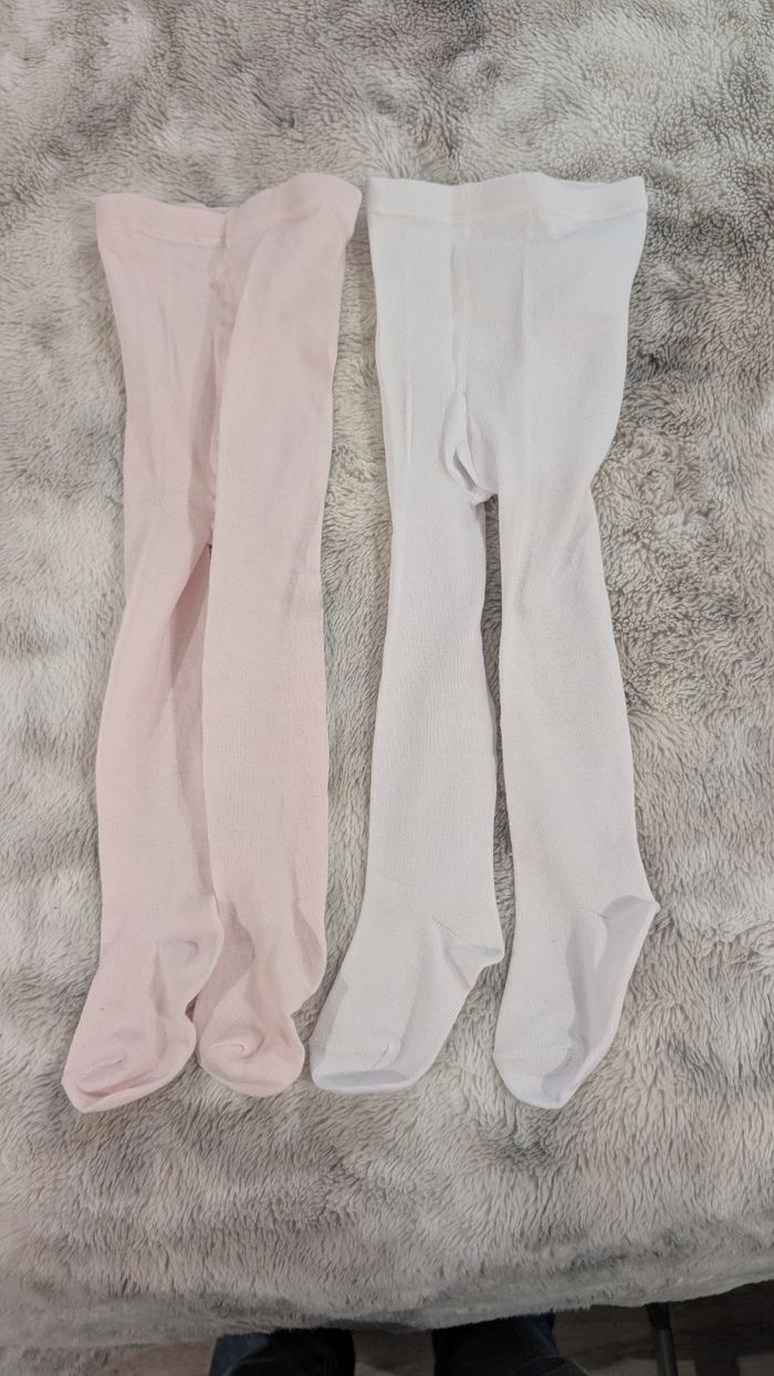 Lot de 2 collants neufs taille 21-23